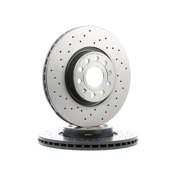 Paire de disques de frein avant ventilés Brembo Max 09.9772.11 (288mm)